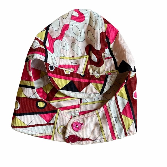 EMILIO PUCCI multicolored patterned trapper hat